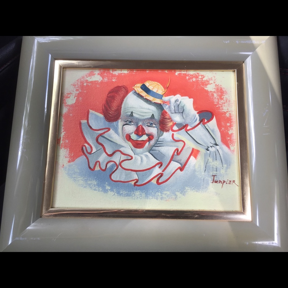 Artistic interior Clown painting